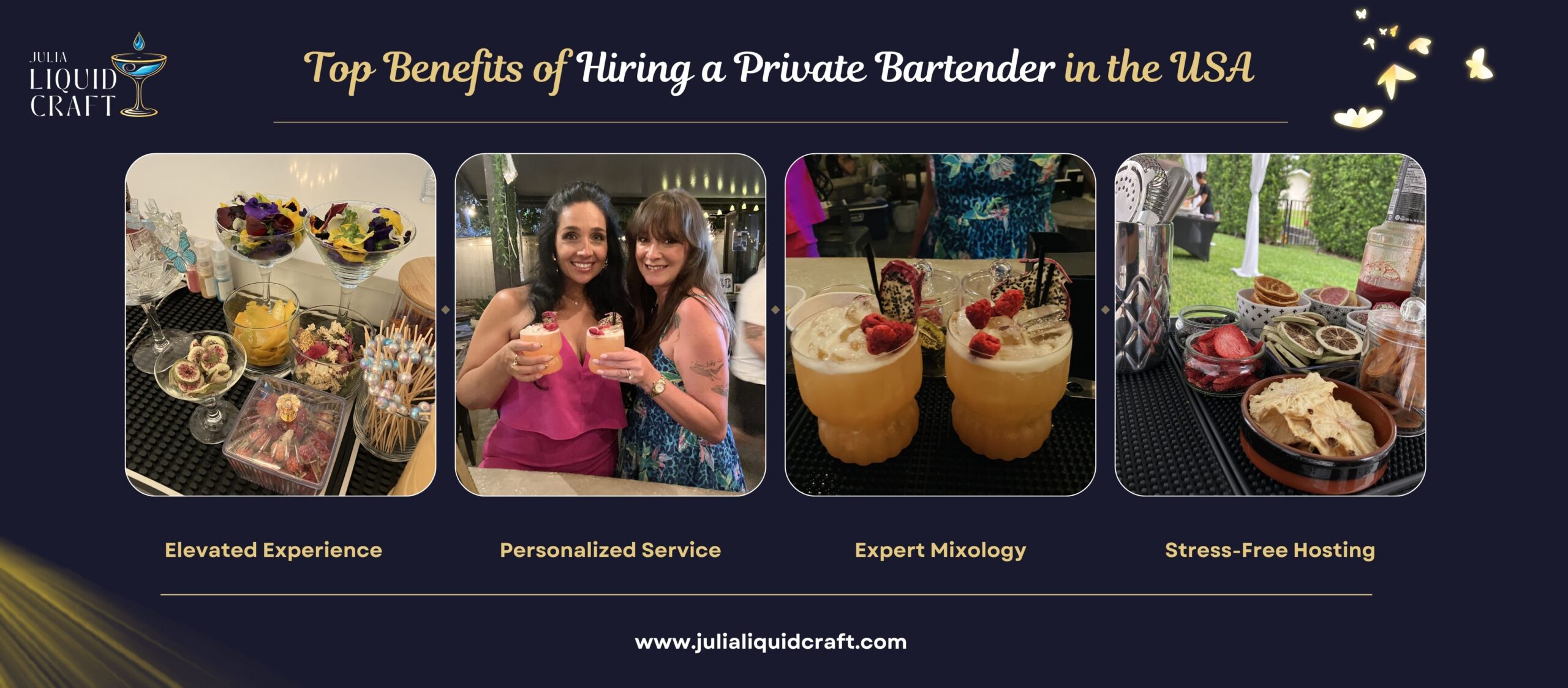 Top Benefits of Hiring a Private Bartender in the USA