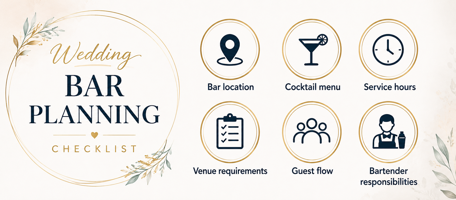 Wedding Bar Planning Checklist